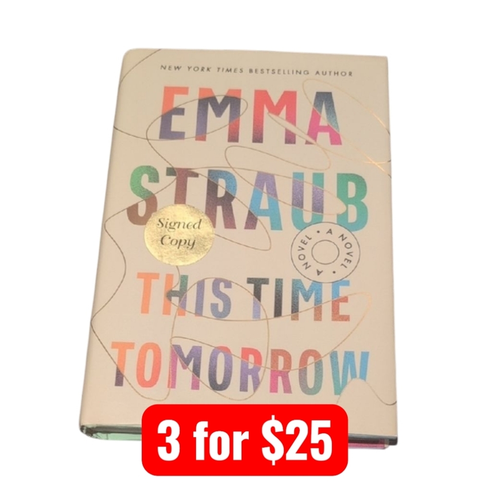 This Time Tomorrow by Emma Straub Signed Hardback Copy